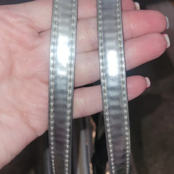 Kate Spade Shiny Silver Tote Bag - Picture 4 of 6